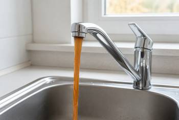 Eau marron au robinet : comment réagir ?