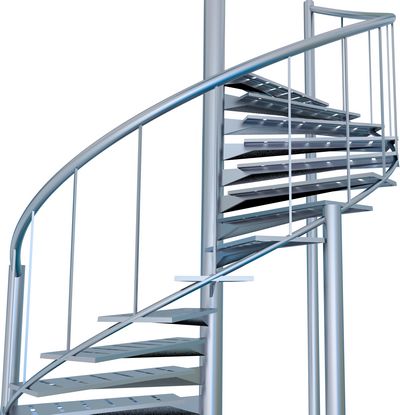 Prix de pose d'un escalier en métal