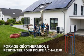 Prix d'un forage géothermique