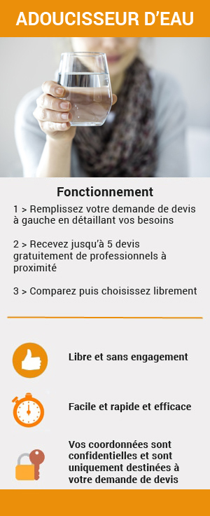 faites une demande de devis pour la pose de votre adoucisseur