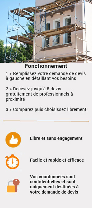 Obtenez plusieurs devis pour le traitement, la peinture ou le ravalement de votre façalement