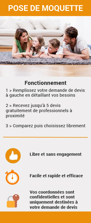 faites une demande de devis pour faire votre moquette