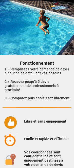 Obtenez plusieurs devis pour votre piscine ou vos accessoires de piscine