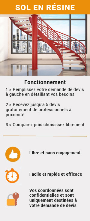 Obtenez plusieurs devis pour la pose d'un sol en résine