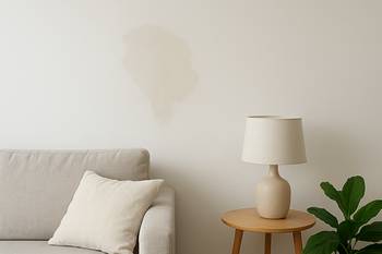 Que faire lorsque des tâches apparaissent sur une mur fraichement peint ? Quelle est la cause ? Comment régler ce problème ?