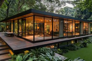 Prix d'une maison à ossature métallique